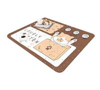 Dog Floor Mat - Pet Rugs and Mats Waterproof,Absorbent Rug Protector Anti-Slip for Potty Puppy Training Kitten Food and Water Bowl