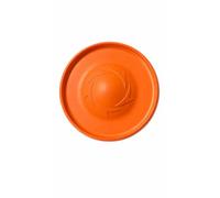 Dog Flying Disc 22cm Orange - Soft Interactive Fetch Frisbee for Dogs, Durable Outdoor Throw Toy, Lightweight Training Disc for Small, Medium & Large Dogs