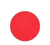 Dog Flying Disc Silicone Puppy Flyer Toy Soft Dog Floating Saucer Indestructible React Faster Training Interactive Toys for Small Medium Puppy Outdoor Sport(Red)