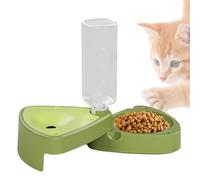 Dog Food Bowl,Foldable Feeding Station - Dog Food Dish with Scale Bottle | for Small Medium Large Breeds Kitten Indoor Eating Treat Cage Floor