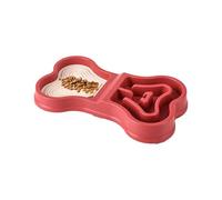 Dog Food Bowl - Pet Foods and Water-Bowl, 13.78 Inches Dogs Puzzle Bowls - PP Interactive Puppy Slow Feeder to Slow Down Eating for Puppies and Pets - Red, Blu,Green & Purple