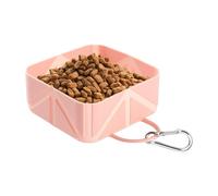 Dog Food Bowl Portable - Foldable Food Container for Pets | 500 ml Food Container for Walks Hiking Camping Car Boat Outdoor Activities Travel