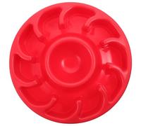 Dog Food Bowl Slow Feeder for Puppy and Cat, Red Pp