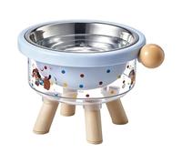 Dog Food Bowls Elevated Detachable Non-slip Elevated Feeder | Large Dog Feeding Station for Kitten Outdoor Puppy Senior Indoor Home House Travel Daily
