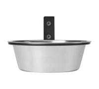 Dog Food BowlWall Mounted Dog Bowl, 6.5 Inch Stainless Steel Elevated Cat Bowls with Foldable Bracket, Sturdy & Stable Food Bowl, Cat Water for Home Raised Water