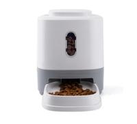 Dog Food Dispenser, 1.5L Press Automatic Cat Feeder with Bowl, Slow Feeding Pet Dish, Interactive Enrichment Toy, Ideal for Small and Medium Puppies and Kittens