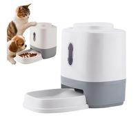 Dog Food Dispenser - 25.8x16.5x20.5cm Cat Food Feeder | 1.5L Push Automatic Dog Feeder With Bowl | Smart Automatic Slow Feeding Dish Interactive Pet Toy For Puppy And Kitten
