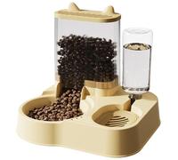 Dog Food Dispenser Automatic - Pet Feeding Station, Anti Tip Construction, Smooth Dispensing System, Spacious Bowl Layout, Durable Food Grade Build | Perfect for travel days, office hours, con