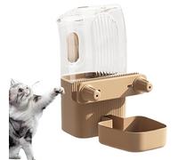 Dog Food Dispenser for Cage, Automatic Dog Feeder to Range - Automatic Water Bottle of Food Bowl - Detachable Crate Feeding Dish, Pet Supplies