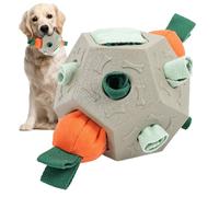 Dog Food Dispenser Toy, Chew Toy with Treat Dispenser, Stimulating Ball with Squeaker for All Sizes - Dental Cleaning, Relaxation and Smart Play