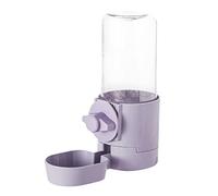 Dog Food Feeder Cage Hanging Water Pet for Puppies Cats Rabbits Feeding Products Automatic Feeder Cat (Purple, One Size)