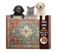 Dog Food Mat, 36" x 24" Extra Large Absorbent Dog Mat for Food and Water, Non Skid Cat Bowl Mat, No Stains Quick Dry for Pet Water Dispenser Pet Supplies for Messy Drinkers