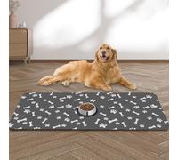 Dog Food Mat, Extra Large Absorbent Dog Mat for Food and Water, Non Skid Cat Bowl Mat, No Stains Quick Dry for Pet Water Dispenser Pet Supplies for Messy Drinkers