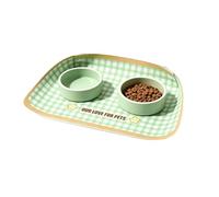 Dog Food Mat,With Button-Non-slip Placemat,Cat And Dog Feeding Mats For The Floors | For All Breeds Puppy Kitten Training Indoor Outdoor Balcony Home Travel Daily