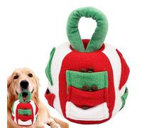 Dog Food Slow Feeder Ball, Squeaky Snuffle Food Dispensing Toy, Interactive Training Feeder for Small Medium Large Dogs Play and Eating Control