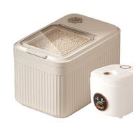 Dog Food Storage - PP 22L 36x25x25cm - Food Dispenser | Animal Storage Bin With Measuring Cup And Lid - Airtight Container | Multi-Pet Use - Cat Dog Rabbit Foods Keeper