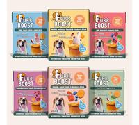 Dog Food Topper for Picky Eaters | Hydration Drink and Bone Broth Alternative | Furr Boost Variety Pack 6 x 400ml | Chicken, Beef, Pork, Salmon, Venison, Plant-Based