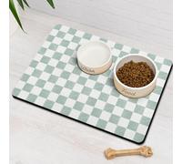 Dog Food & Water Mat, Pet Feeding Mat for Floor Non-Slip Waterproof, Super Absorbent Cat Bowl Mat, Easy to Clean Eco-Friendly Durable Pet Placemat