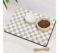 Dog Food & Water Mat, Pet Feeding Mat for Floor Non-Slip Waterproof, Super Absorbent Cat Bowl Mat, Easy to Clean Eco-Friendly Durable Pet Placemat