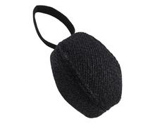 Dog Football Toys, Interactive Dog Ball Toys, Anxiety Relief Rugby Balls Toy for German Shepherd Belgian Malinois, Stimulating Pets Energy and Motivation (Black)