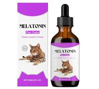 Dog for All Breeds, Dog Calming drops | 60ml Cat Sedative Drop Sleep Relieving Aid | Anti-Aggression Sleep Support Supplement for Bathing Meowing Sleeping Daily Night Thunderstorm