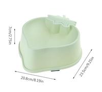 Dog For Bowls Premium Food Water Bowl Strawberry Shape Pet Feeder Easy To Clean Feeding Station Raised Elevated Small Dog Bowls For Puppies Boy Girl Small Size