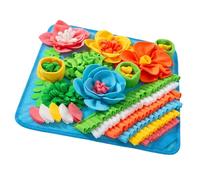 Dog Foraging Mat - Interactive Puzzle Toy Slow eating mats multiple dog breeds, to promote the development the natural foraging skills pets |