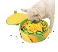 Dog Foraging Mat - Nose Work Pad, Snuffle Mat | Soft Fleece Feeding Rug with Non-Slip Backing, Treat Hiding Puzzle Toy for Dogs, Machine Washable Sniffing Mat, Interactive Trainer for Mental Play