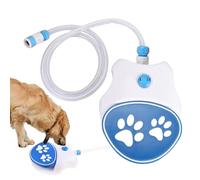 Dog Fountain Step on Convenient Soft Hose Paw Activated Waterer Dispenser