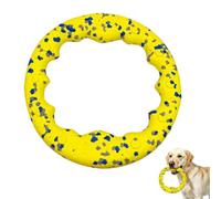 Dog Frisbee Toy, Interactive Floating Ring for Fetch & Train Small/Med Dogs