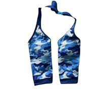 Dog Front Leg Braces Recovery Sleeve,Dog Elbow Joint Protector Cover Pet Knee Brace for Small Medium Large Dogs Prevent Licking Wound_2XL(Blue Camouflage)