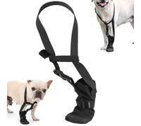 Dog Front Paw Recovery Boot - Anti-Slip Pet Shoe with Adjustable Neck Strap Velcro Waterproof Grip Sole Soft Lining for Injury Protection Lick Prevention Walking Healing (XL)