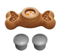 Dog Frozen Treat Toys to Keep Them Busy - Interactive Dog Puzzle Toys with Frozen Mold, Indestructible Aggressive Chew Toys for Large Dogs, Food Grade-Easy to Clean-Reduce Anxiety-Safe Chewing(B)