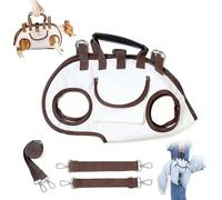 Dog Full Body Lift Harness for Small Dogs,Hands Free Shoulder Yorkie Carrier,Breathable Pet Carrier Backpack,Adjustable Breathable Vest Straps with Small Puppy Treat Bag for Pets,Dogs,Cats,Puppies