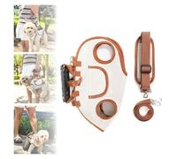 Dog Full Body Lift Harness With Front Leg Support, Hind Leg Support With Adjustable Straps, Breathable Sling For Small/Medium/Large Dogs(Light brown,M(9-13catty))