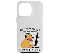 Dog Gamer On the Internet, Nobody knows You're a Dog Case for iPhone 13 Pro