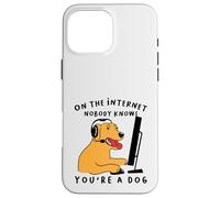 Dog Gamer On the Internet, Nobody knows You're a Dog Case for iPhone 16 Pro Max