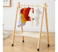 Dog Garment Rack Pet Armoire Wardrobe Wooden Dress Up Clothes Storage Small Dog Closet Pet Clothes Organizer Accessories For Doll Cat And Puppy