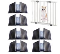 Dog Gate Support Feet 6 Pieces - durablee Fence Support, Stable Playpen Stopper, Anti-Tip Safety Feet, Reliable Pet Accessory | Ideal for Yard, Cat, Kids, Living Room, Garden, Home, Kitchen