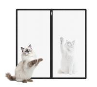 Dog Gates for Doorways No Drilling Mesh Cat Barriers