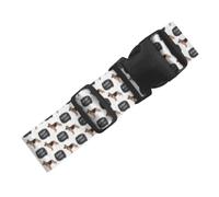 Dog German Shepherd, Adjustable Luggage Straps for Suitcases Packing Belts Travel Accessories