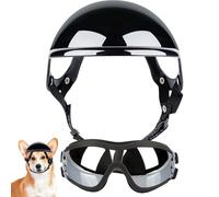 DOG GOGGLES - Breathable Sunglasses with Adjustable Headgear for Pets | UV Protection Sunglasses and Goggles Set to Protect Your Dog's Eyes from UV, Dust and Wind while on the Go, Bike or Car Travel