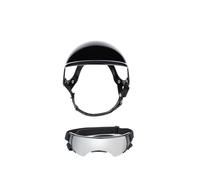 Dog Goggles,Pet Sunglasses Pet Helmet Glasses Set Dog Motorcycle Safety Sun-protective Goggles Outdoor(Silver-set)