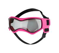 Dog Goggles - UV Protection For Motorcycle Rides | Clear Lens With Padded Foam Lining & Adjustable Elastic Straps For Biking, Walking, Climbing And Boating