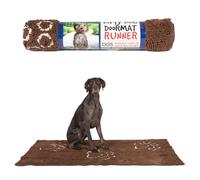 Dog Gone Smart Dirty Dog Microfiber Doormat, Super Absorbent Machine Washable with Non-Slip Backing, XL, Almond