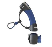 Dog Gone Smart Pet Products I'm Gismo Expandable Leash Handle System with Smooth and Sanitary Poop Bag Dispenser and Patented Rail System for Smoother and Safer Dog Walking Midnight Blue