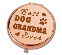 Dog Grandma Gifts Dog Lover Gift Best Dog Grandma Ever Compact Makeup Mirror Dog Owner Gifts Animal Lover Gift Mothers Day Christmas Birthday Gifts for Dog Grandma Nana