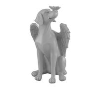 Dog Grave Ornament Memorial Stone Grave Angel Dog Guardian Figure Angel Figure