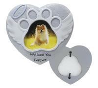 Dog Graveyard Decor for Graves - Love Heart Memorial for Dog Loss | Resin Memory Stone, Heaven Grave Marker for Outdoor Garden Death Sympathy Dog Memorial Pet Tombstone Resin Puppy Tombstone