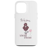 Dog Groomer Bark of the Town Pet Grooming Humor Design Case for iPhone 13 Pro Max